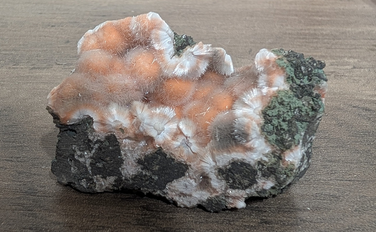 Thompsonite with Mesolite
