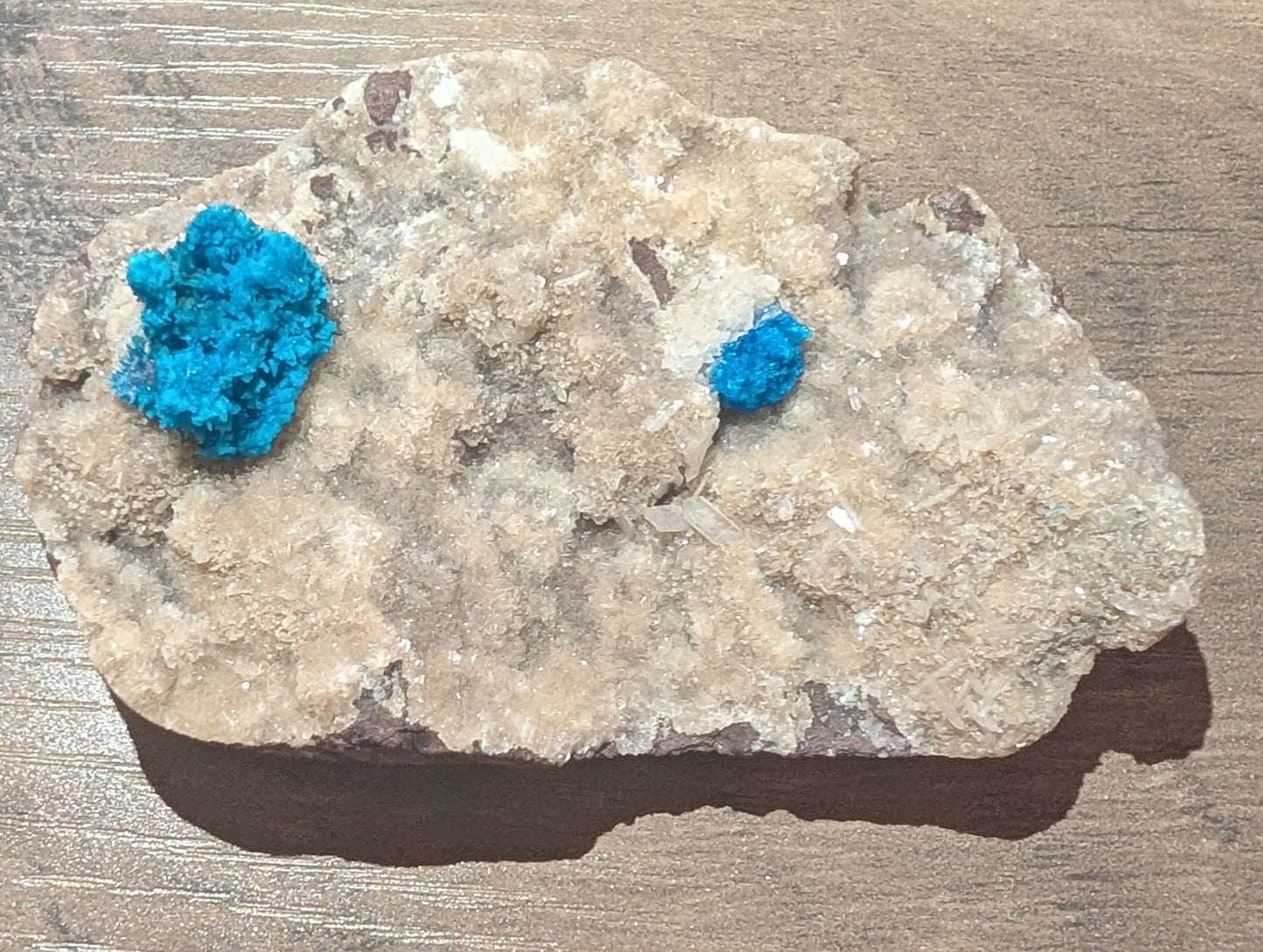 Pentagonite and Cavansite on Heulandite with Stilbite