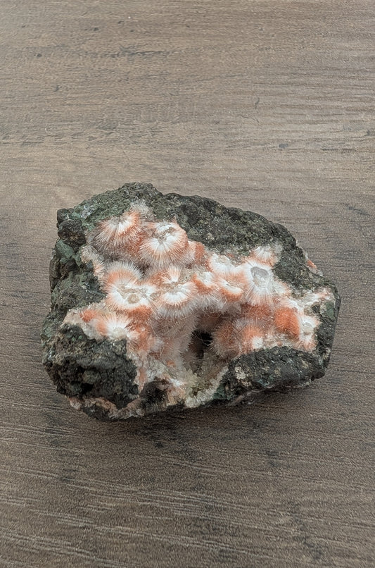 Thompsonite with Mesolite