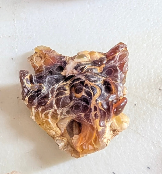 Raw Fire Agate from Arizona