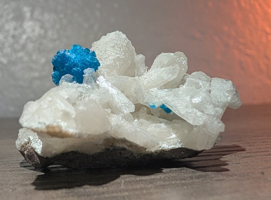 Cavansite on Stilbite