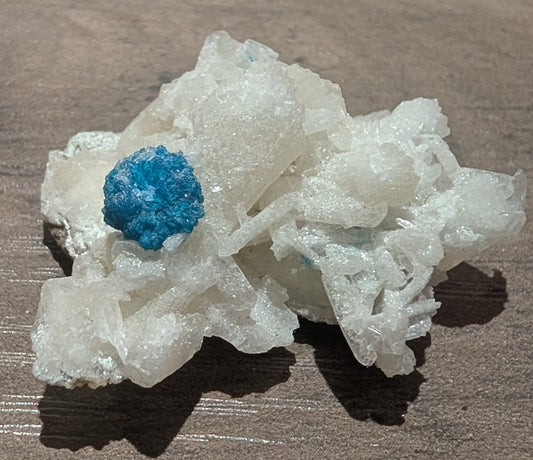 Cavansite on Stilbite