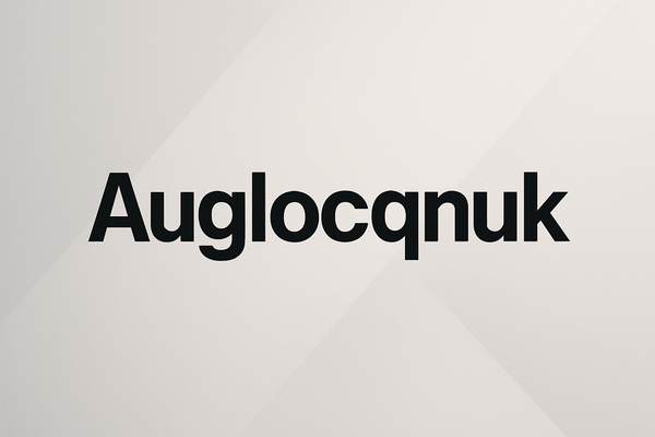 Generate a basic image with the text "Auglocqnuk"