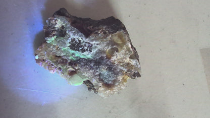 Raw Fire Agate from Arizona